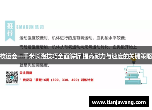 校运会一千米长跑技巧全面解析 提高耐力与速度的关键策略